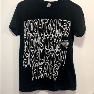 Nightmares Monsters and Skeleton Heads shirt
